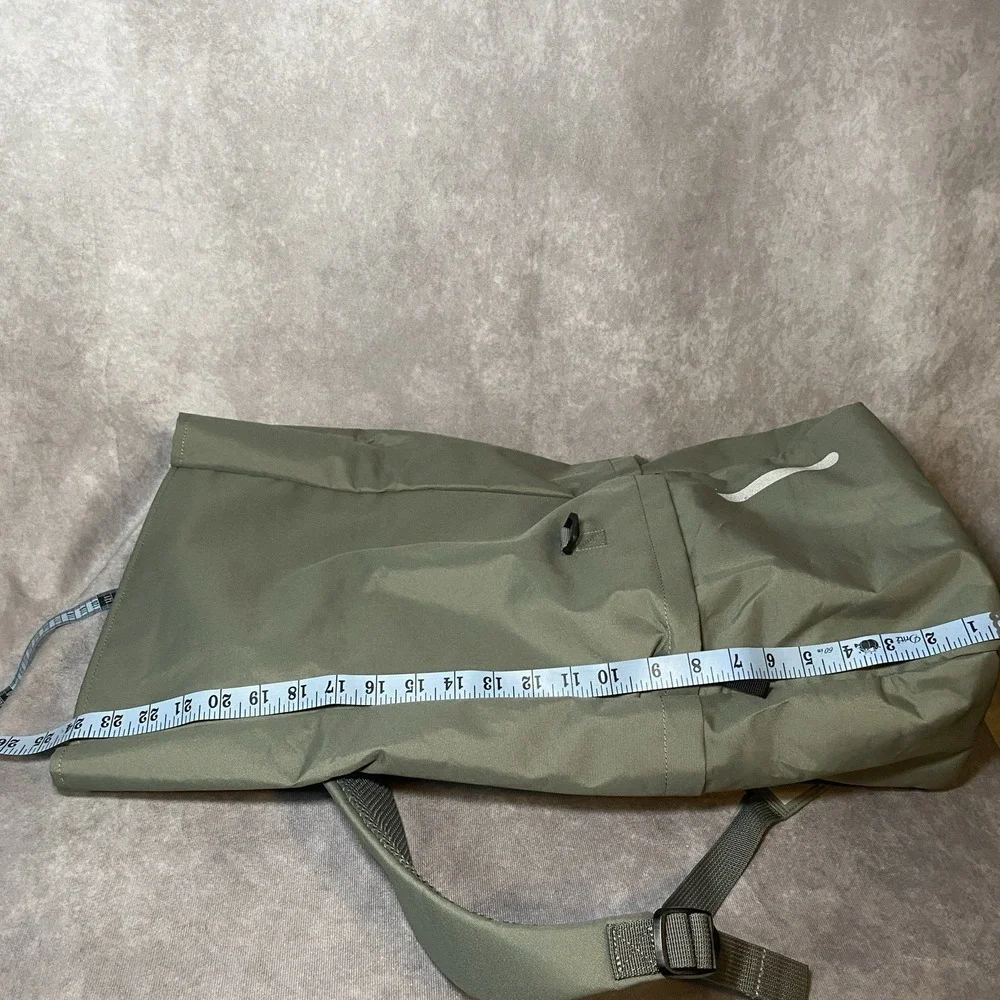 RETIRED IKEA DROMSAK Large Hiking Tote Duffle Laptop Backpack Olive Green